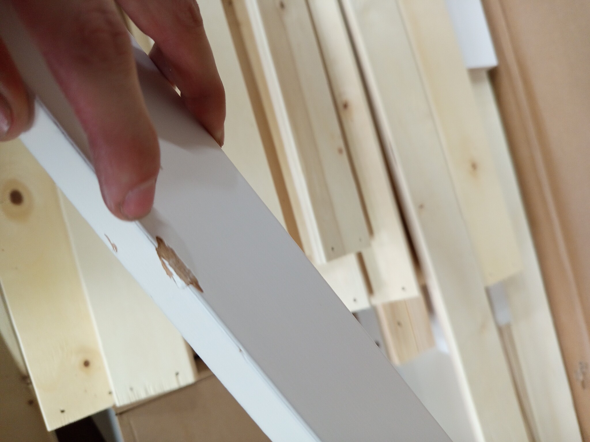 vidaXL Bedframe 120x200 Wit Grenen - 60% Korting! (Deukjes)