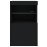 vidaXL Dressoir met LED Zwart 41cm - 40% Korting!