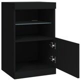 vidaXL Dressoir met LED Zwart 41cm - 40% Korting!
