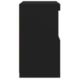 vidaXL Dressoir met LED Zwart 41cm - 40% Korting!