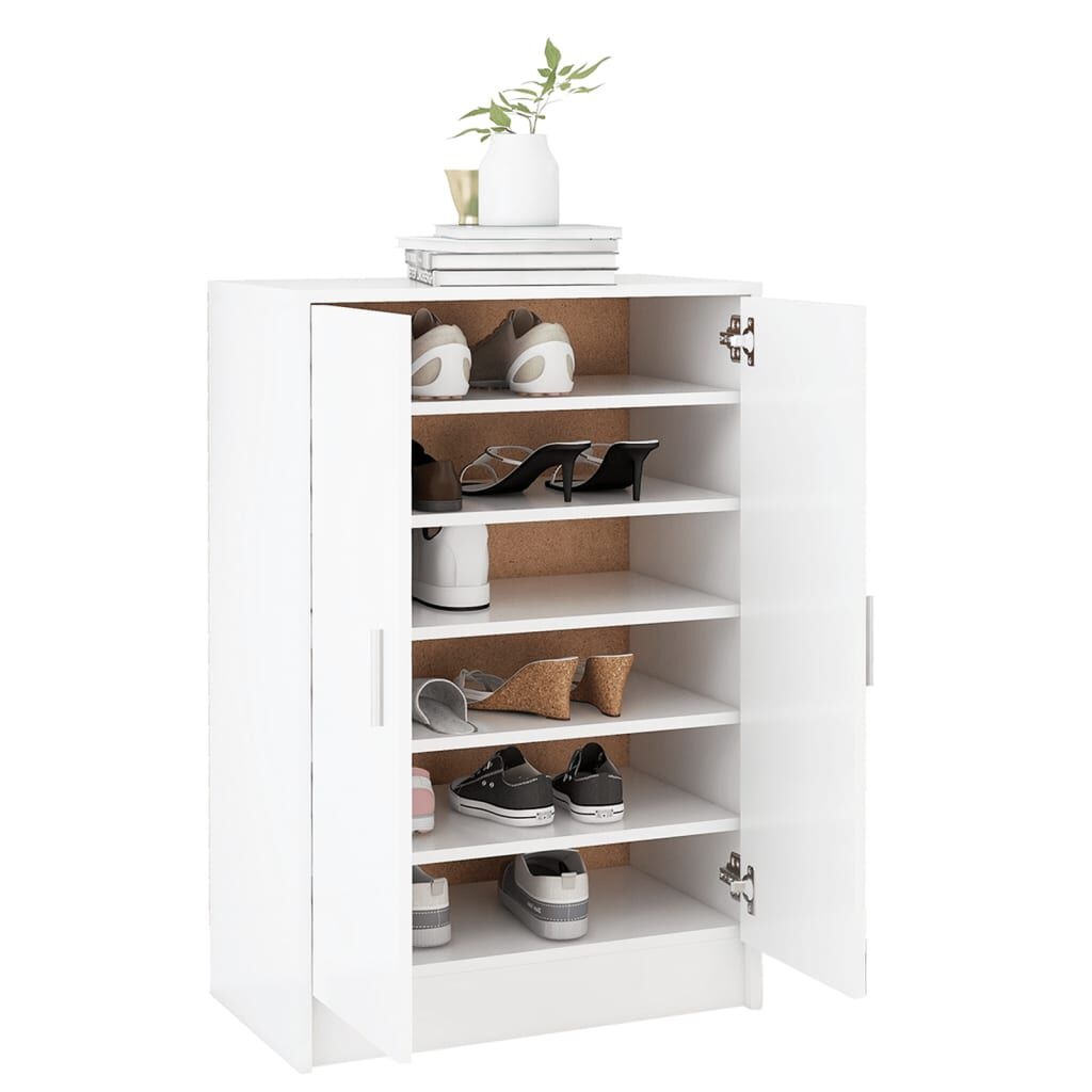 VidaXL Schoenenkast Wit 60cm - 35% Korting! Zo Goed Als Nieuw