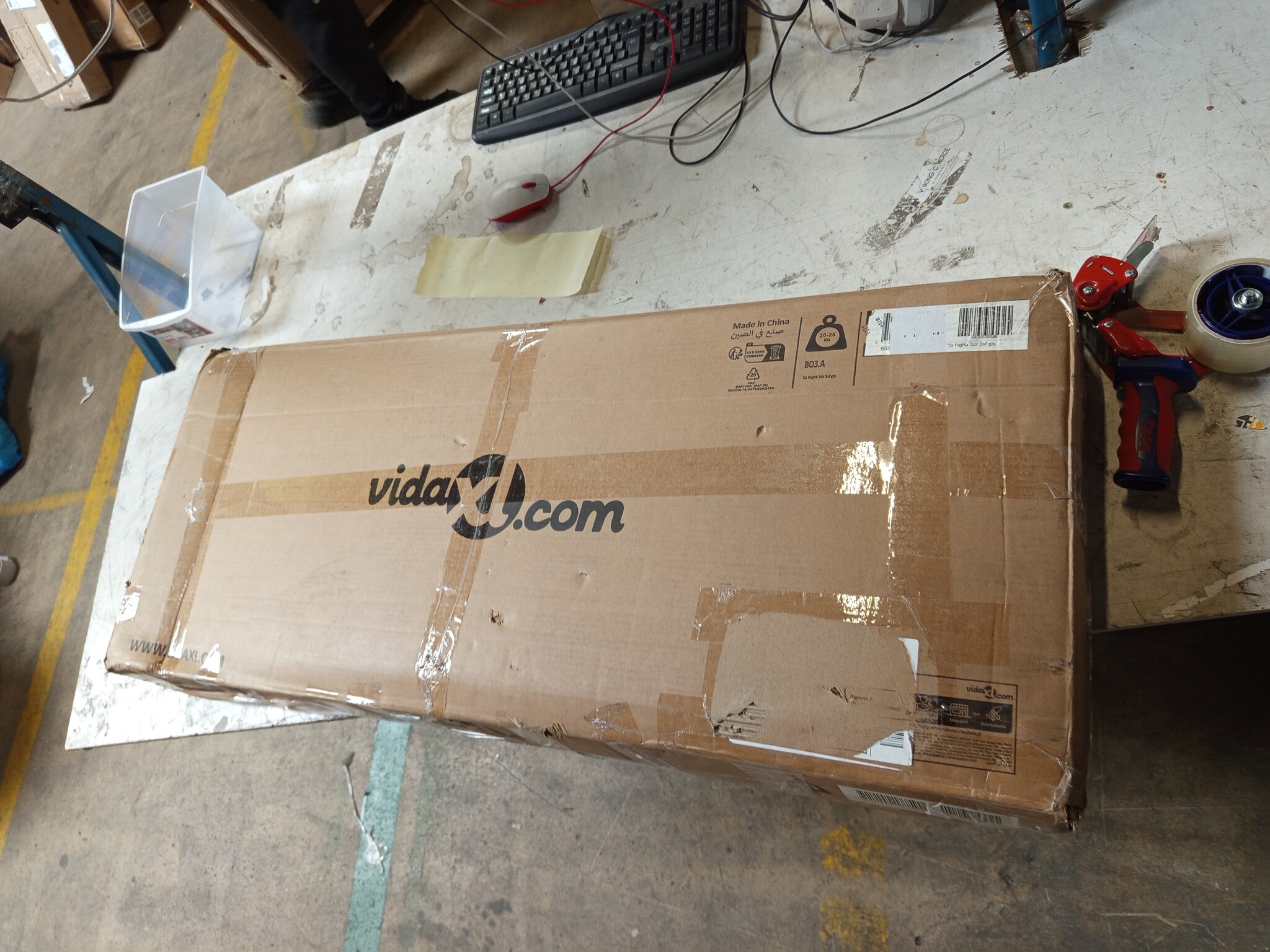 vidaXL Dressoir Zwart Staal 100cm - 55% Korting!