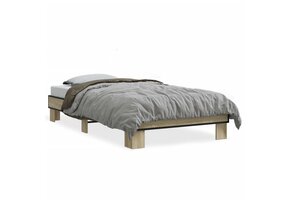 Bedframe Sonoma Eiken 100x200cm - 60% Korting!