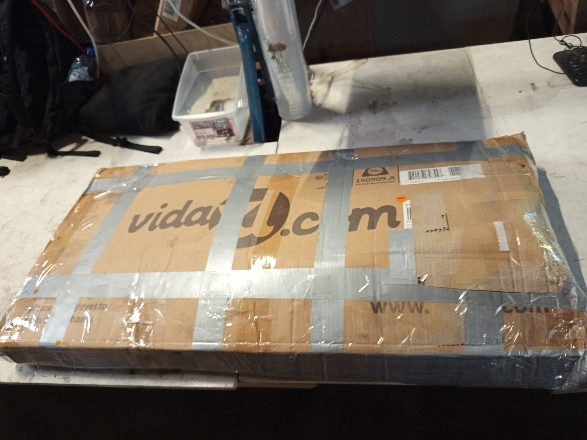 Robotmaaier Overkapping Antraciet -55%! vidaXL (B-keus)