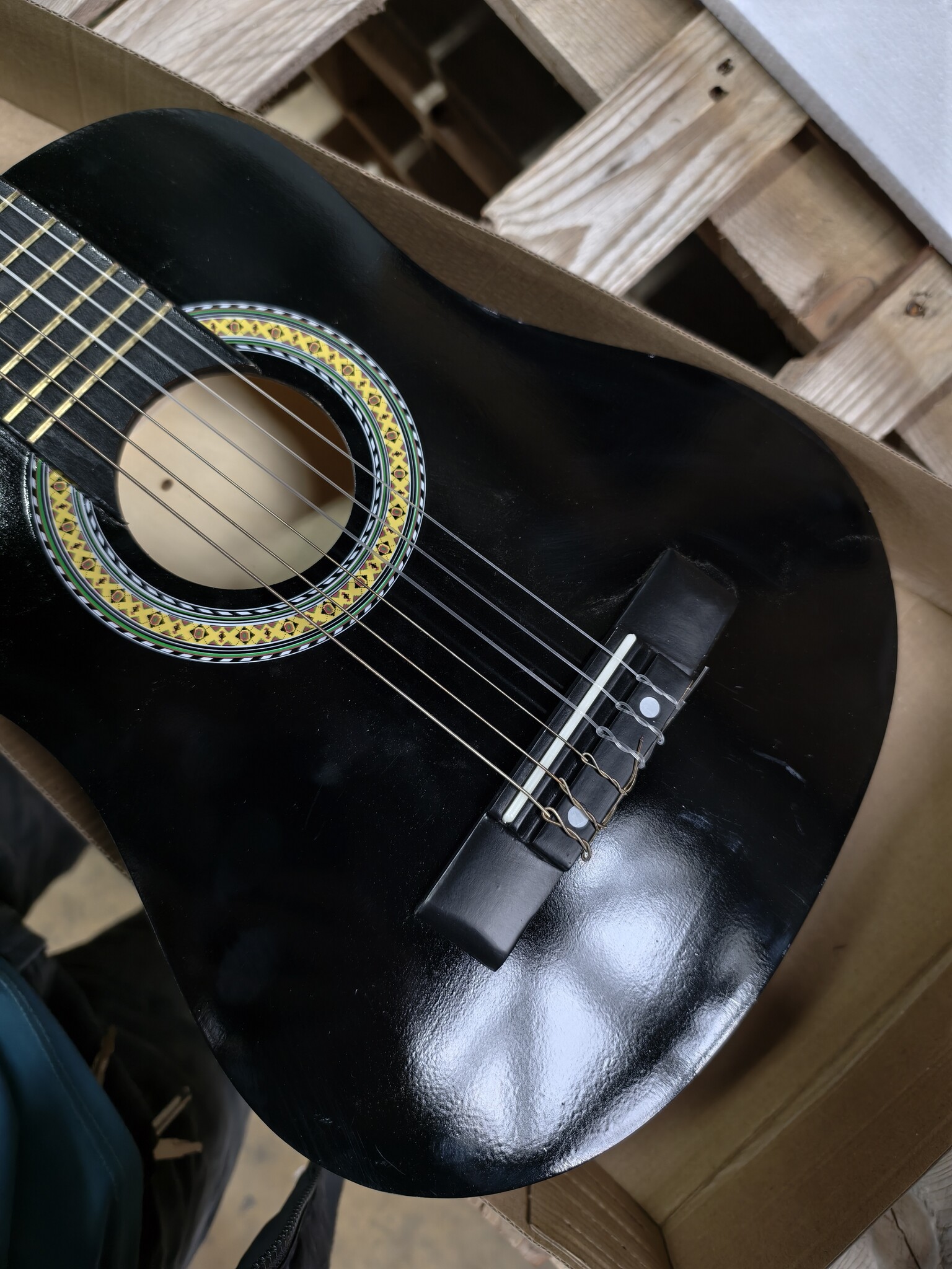Kinder Gitaar Hout Bruin - 55% Korting! (Krassen)