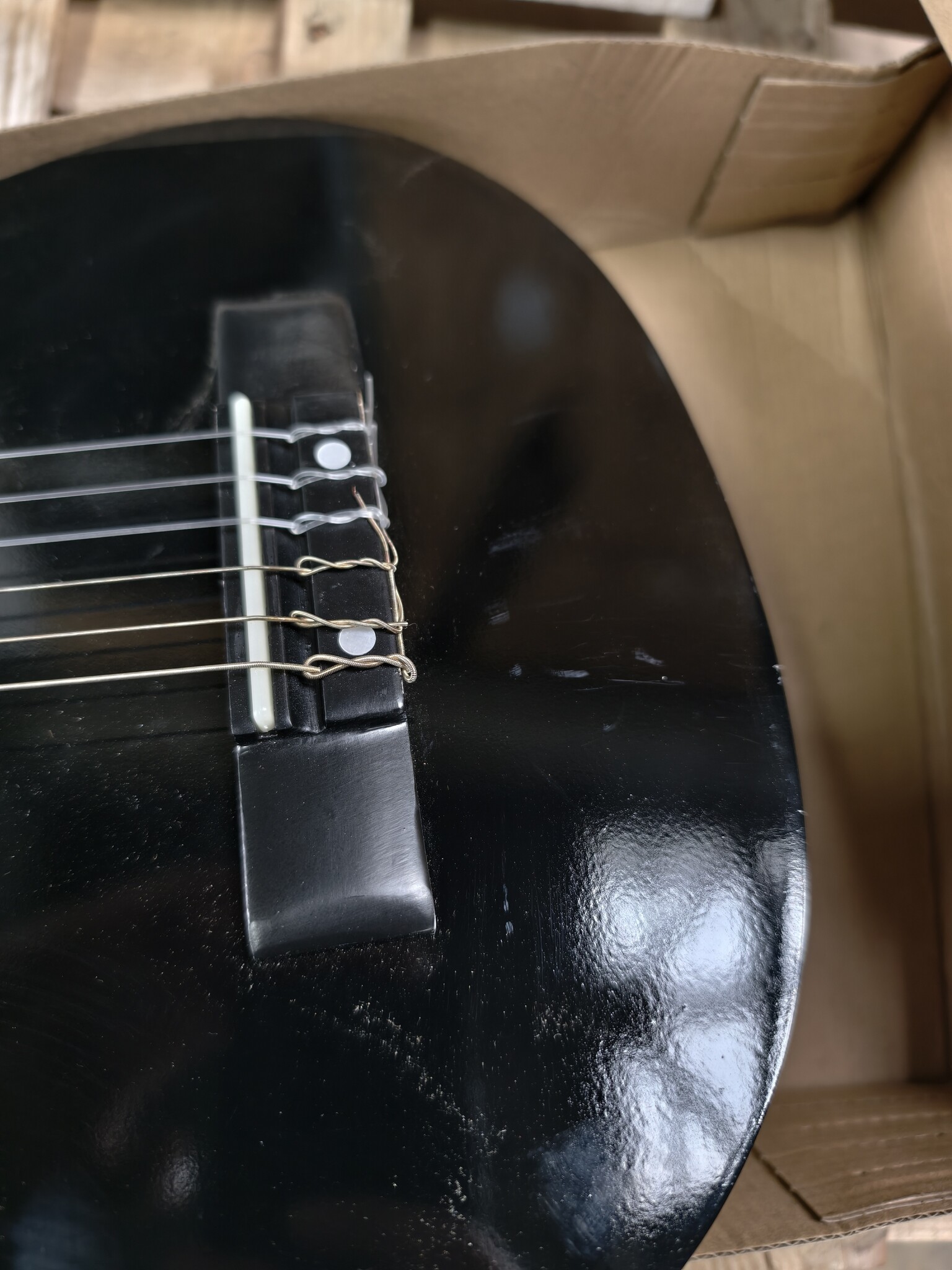 Kinder Gitaar Hout Bruin - 55% Korting! (Krassen)