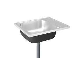 vidaXL Gootsteen RVS 60x50cm + Afvoerset - 40% Korting!