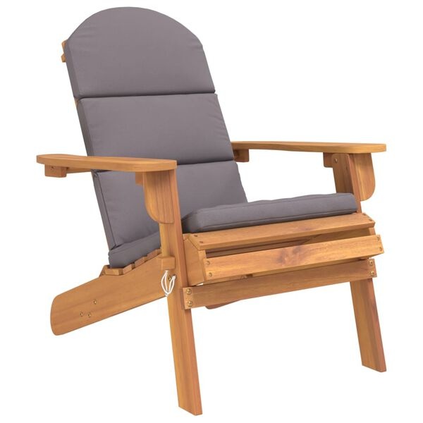 VidaXL Adirondack Tuinstoel Acaciahout + Kussens -76%