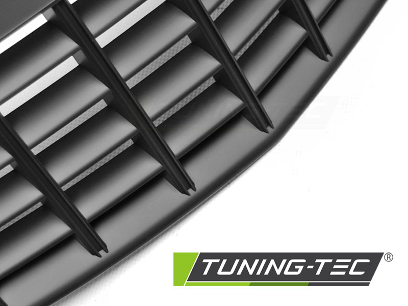 Grill Opel Corsa D 06-10 Mat Zwart - 50% Korting!