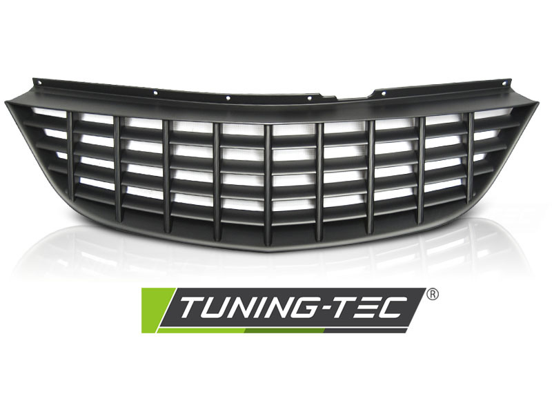 Grill Opel Corsa D 06-10 Mat Zwart - 50% Korting!