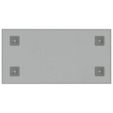vidaXL Magneetbord Glas Wit 60x30cm - 40% Korting!