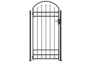 Tuinpoort Zwart 105x204cm - 55% Korting! (Oppervlakte schade)