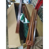 Zweefparasol Taupe 400x300cm - 64% Korting! (Incompleet)