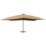 Zweefparasol Taupe 400x300cm - 64% Korting! (Incompleet)