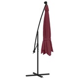 Zweefparasol LED 350cm Bordeaux -61%! Retourtje Deal