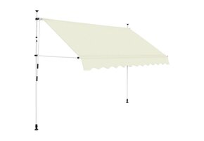 Topdeal: VidaXL Luifel Crème 300cm - 59% Korting!