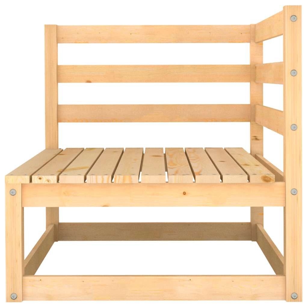 Tuinbank 2-zits Grenenhout + Kussens - 40% Korting!