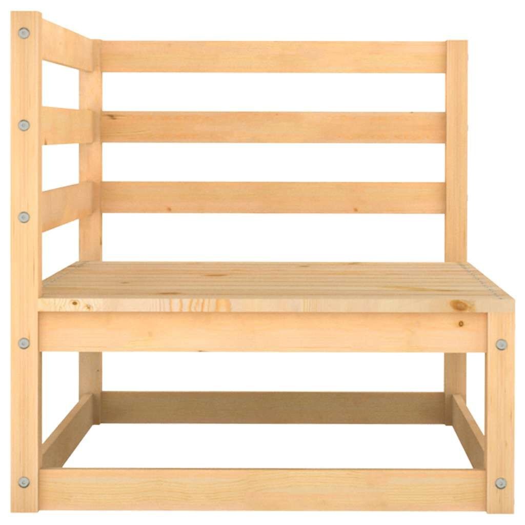 Tuinbank 2-zits Grenenhout + Kussens - 40% Korting!