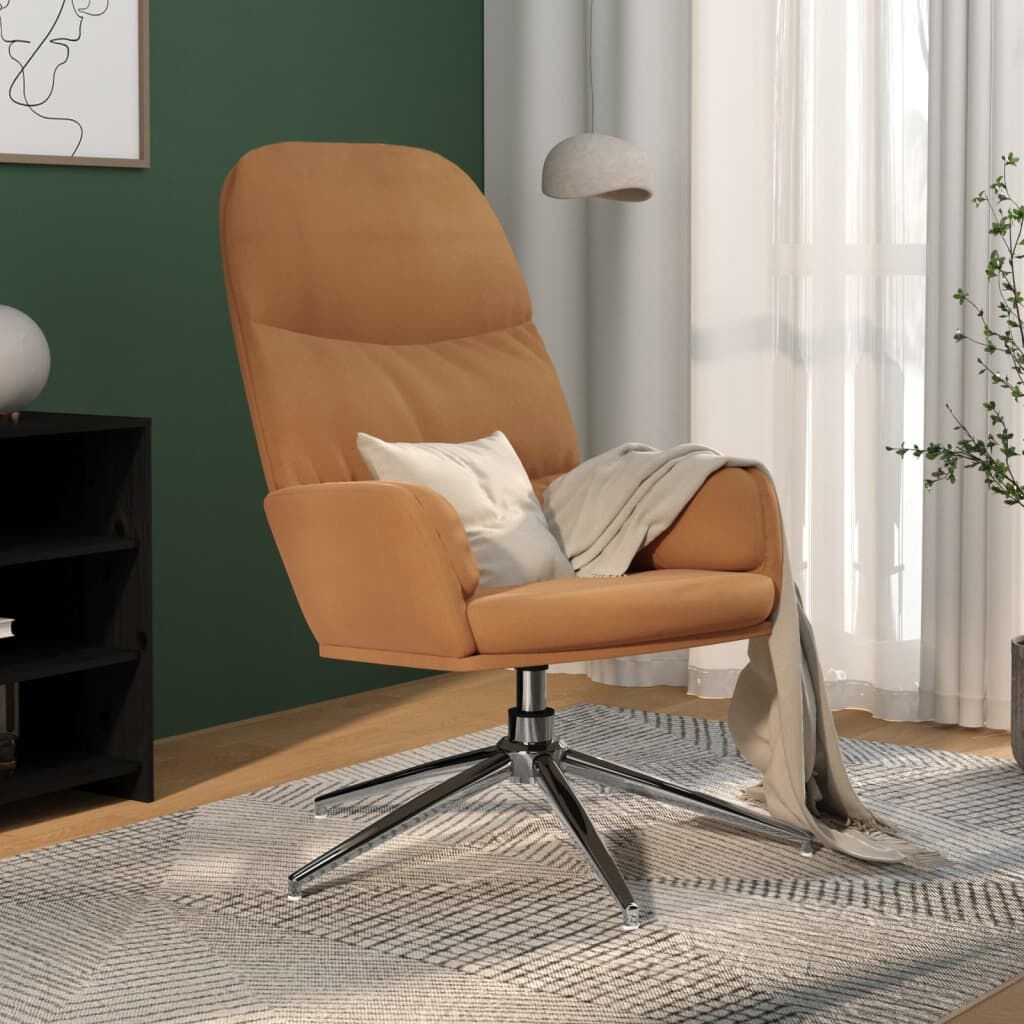 Relaxstoel Kunstsuède Taupe - 40% Korting! Draaibaar