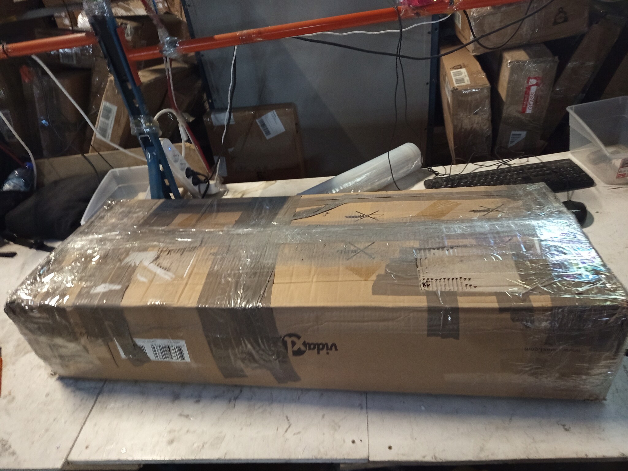 VidaXL Bedframe 140x200 Wit - Metalen Frame - 55% Korting!