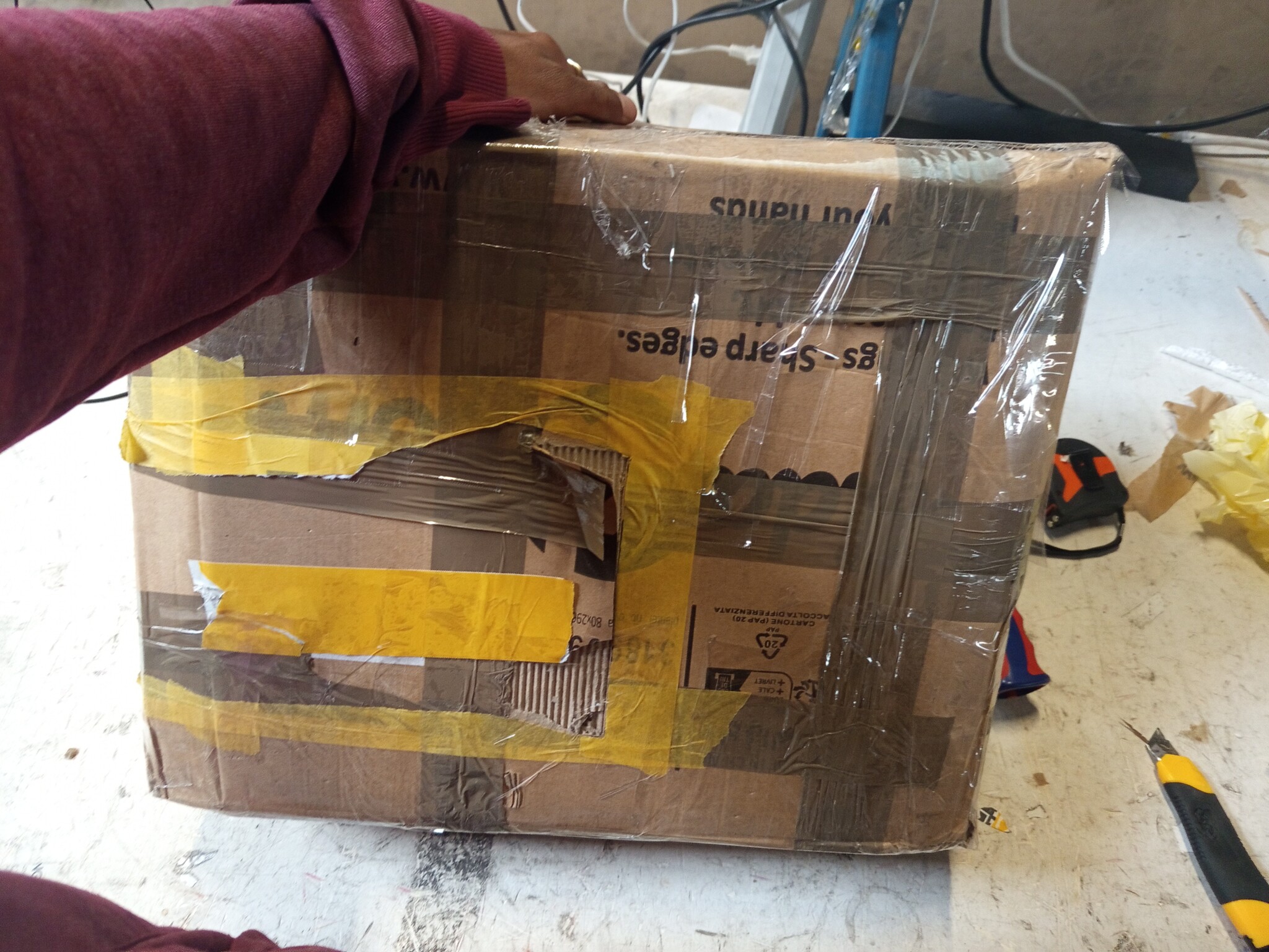 VidaXL Plantenbak Grijs 296cm - 55% Korting! (Lichte Schade)