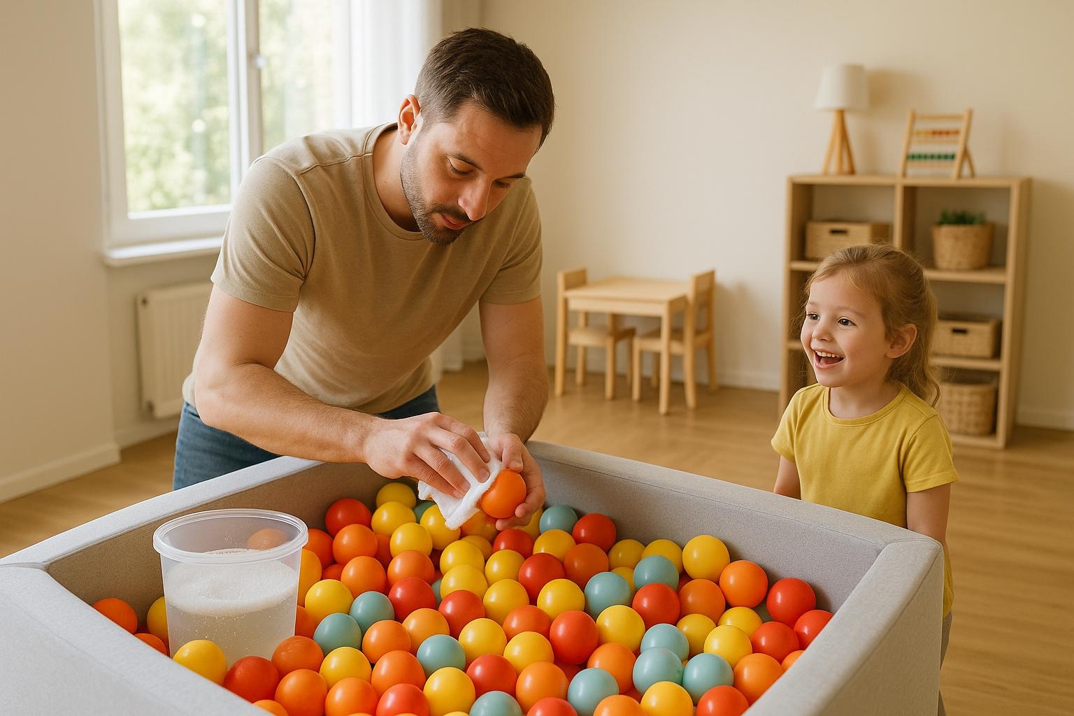 Ballenbak schoonmaken: zo houd je het veilig en fris voor je kind