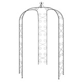 Tuinboog Zwart Ø180x255 cm - Retourdeal! 55% Korting