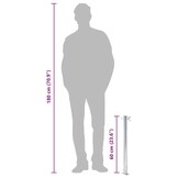 VidaXL Waterzuil RVS 60cm - 40% Korting! Tuinkraan