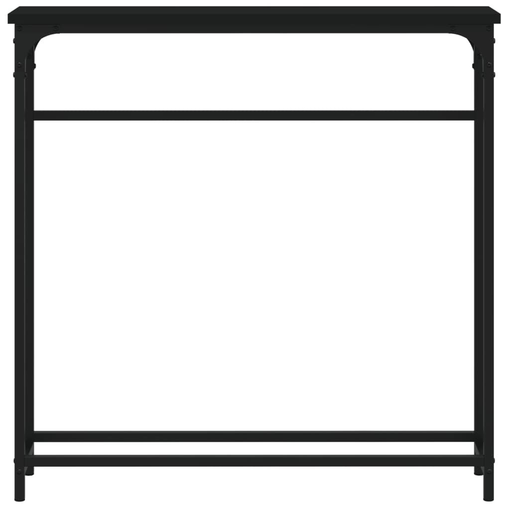 vidaXL Wandtafel Zwart Hout 75x20cm - Nieuwstaat - 35% Korting!