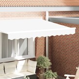 vidaXL Markies Valance Wit 2.8m - Zo Goed Als Nieuw! -40%