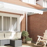 vidaXL Markies Valance Wit 2.8m - Zo Goed Als Nieuw! -40%