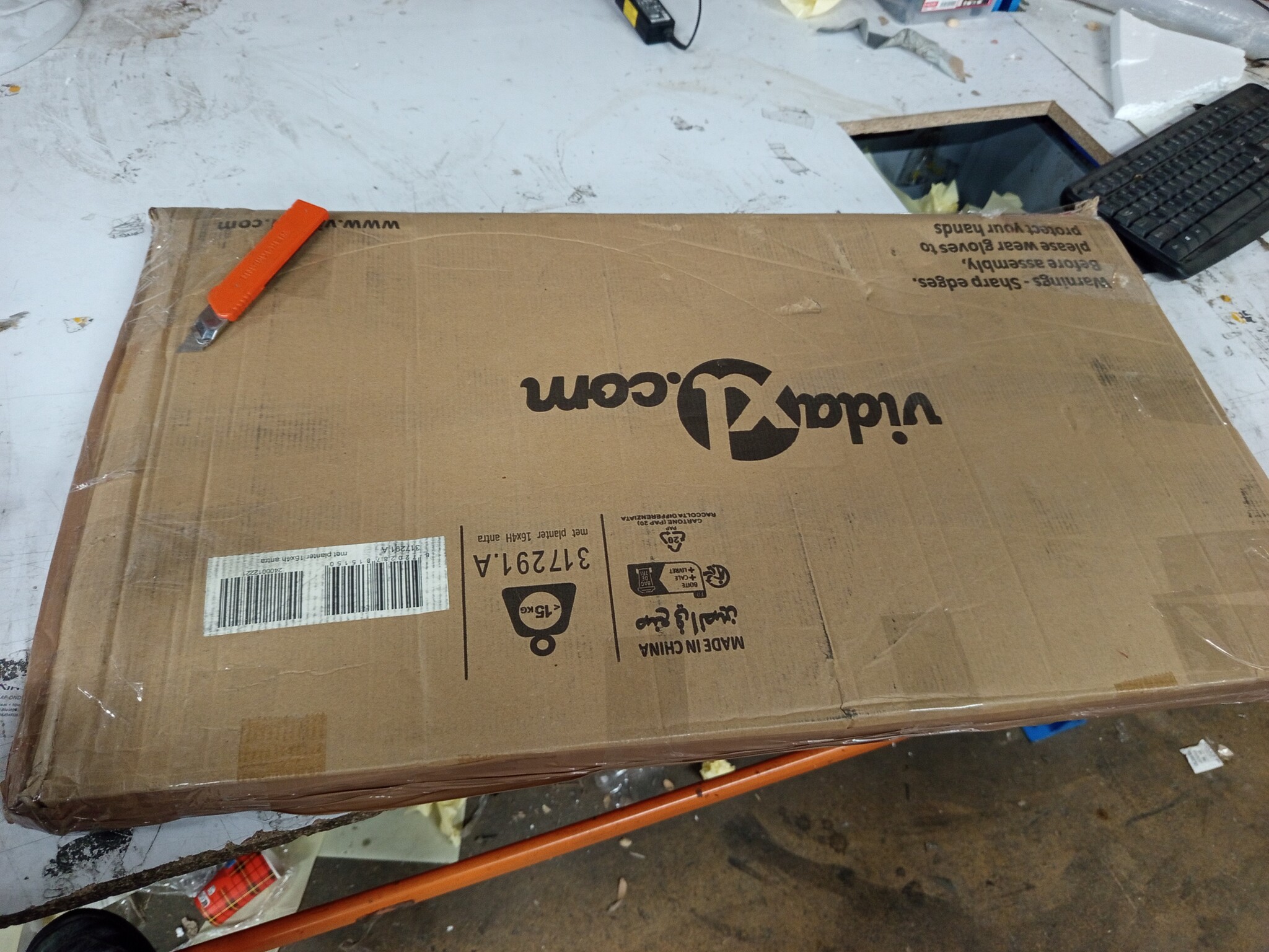 VidaXL Verhoogde Plantenbak 160cm Antraciet - 55% Korting!