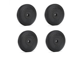 Halterschijven Set 20kg Gietijzer (4x5kg) - 46% Korting!