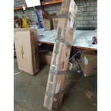 Zweefparasol LED 250x250 Groen -59%! Retourdeal