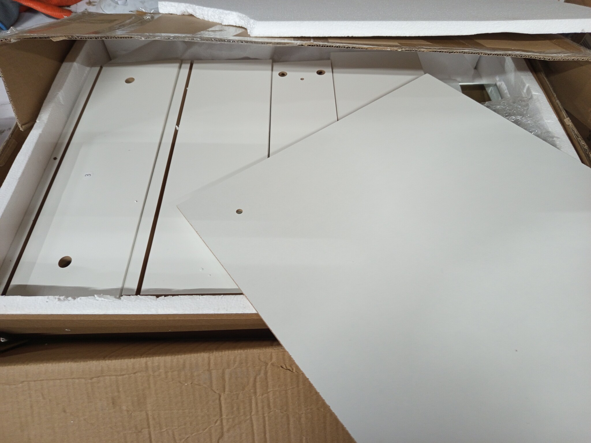 vidaXL Badkamerkast met Spiegel & LED - Wit - 55% Korting!