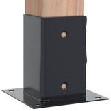 vidaXL Paalvoeten Vierkant 91x91mm (4st) - 40% Korting!