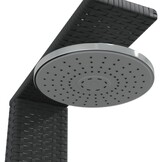 vidaXL Buitendouche Zwart - 35% Korting! Rattan & Acacia