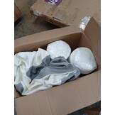 Schuimblokken Speelset met Glijbaan Wit/Grijs - 40% Korting!