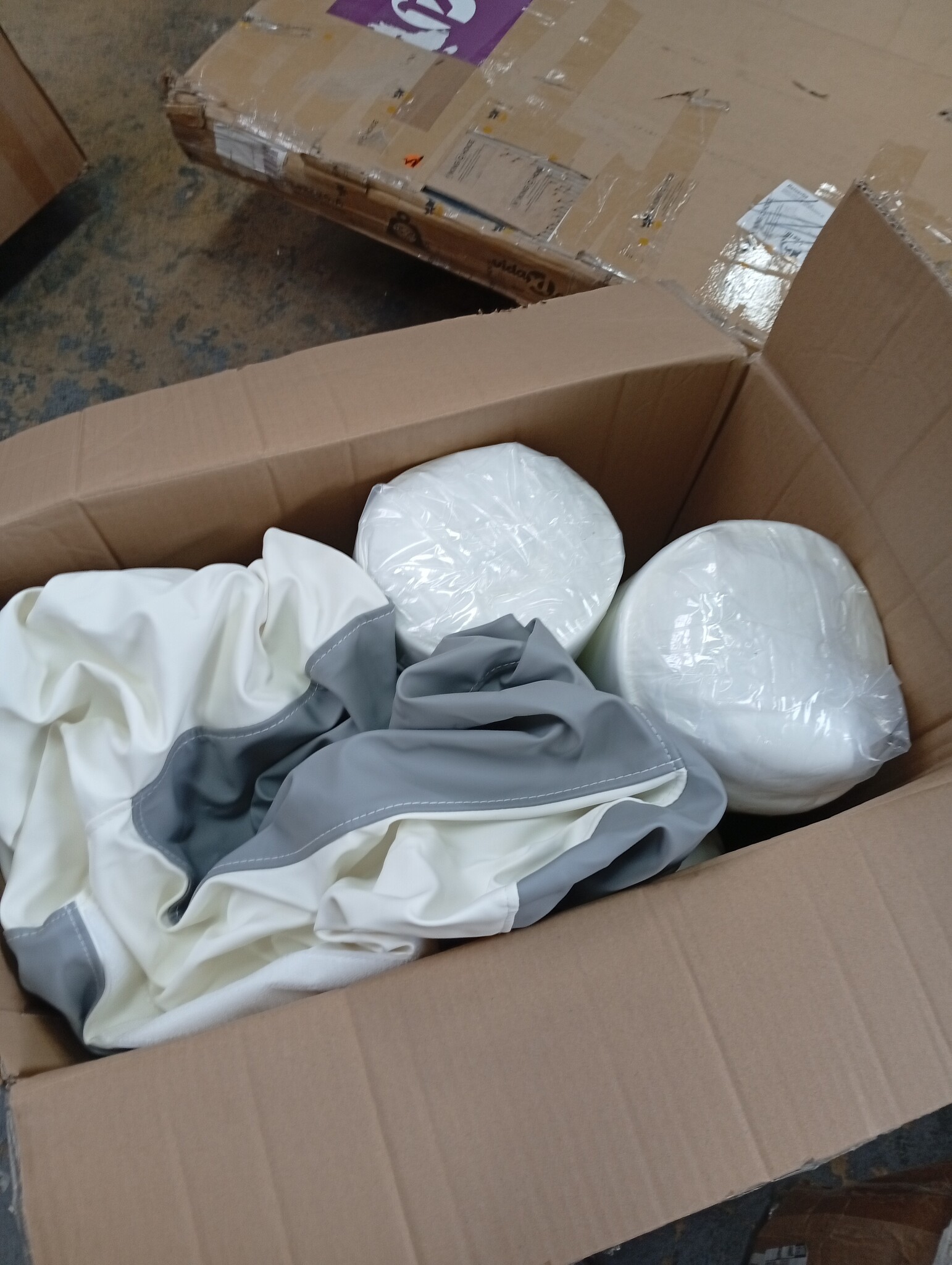 Schuimblokken Speelset met Glijbaan Wit/Grijs - 40% Korting!