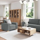 vidaXL Sofa Stoel Donkergrijs - Showroommodel - 86% Korting!