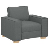 vidaXL Sofa Stoel Donkergrijs - Showroommodel - 86% Korting!