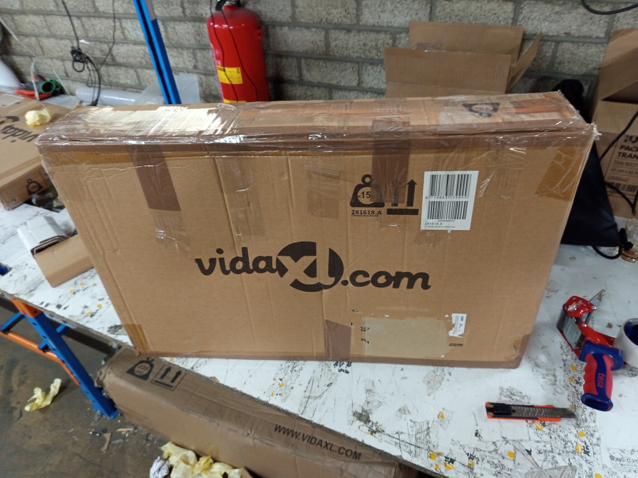 Kroonluchter Zilver 8xE14 - Retourdeal! 60% Korting