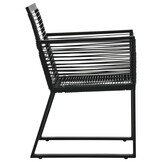 VidaXL Tuinstoelen (2 st.) Zwart - 40% Korting!
