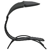 Ligbed met Luifel - Donkergrijs - 40% Korting!