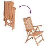 VidaXL Teak Tuinstoelen (2x) - Verstelbaar - 60% Korting!