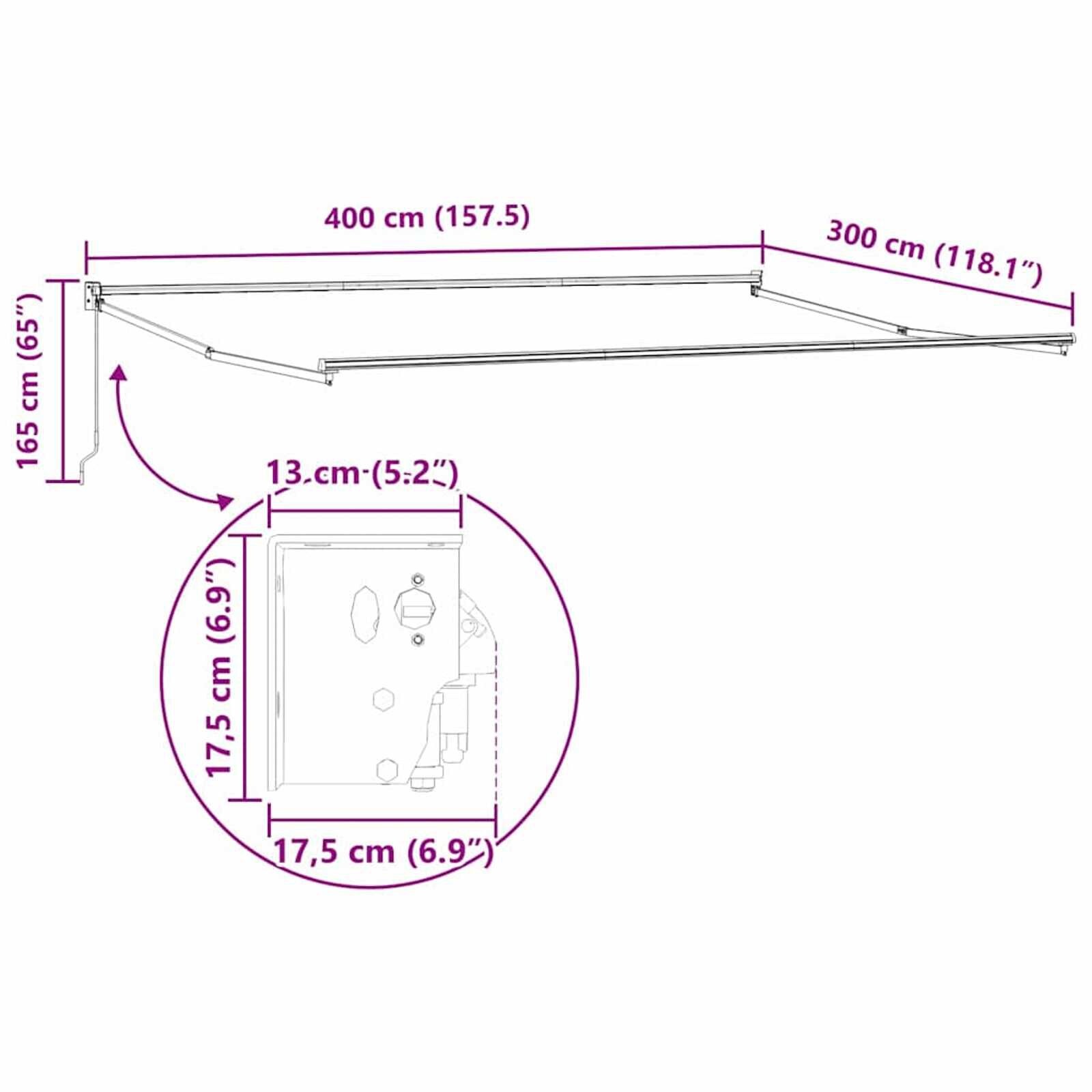 Markies Wit 4x3m Metaal - 51% Korting! Tuin/Balkon