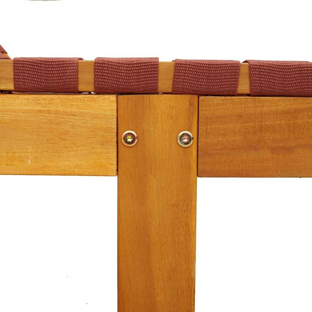 Ligbed Acaciahout Rood - 56% Korting! (Retour)