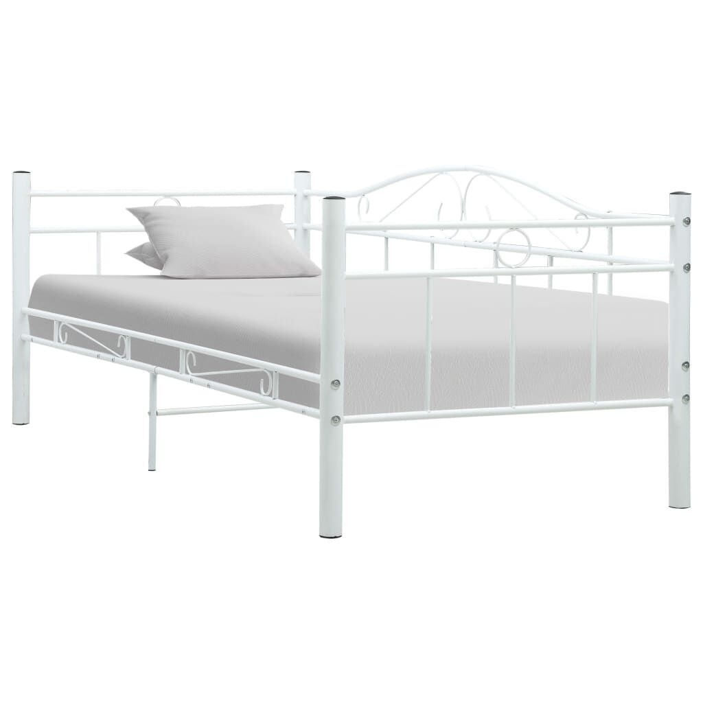 Bedbankframe Wit 90x200cm - vidaXL - 61% Korting!