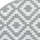 vidaXL Buitenkleed ARAKIL Ø200 cm Grijs - 65% Korting!