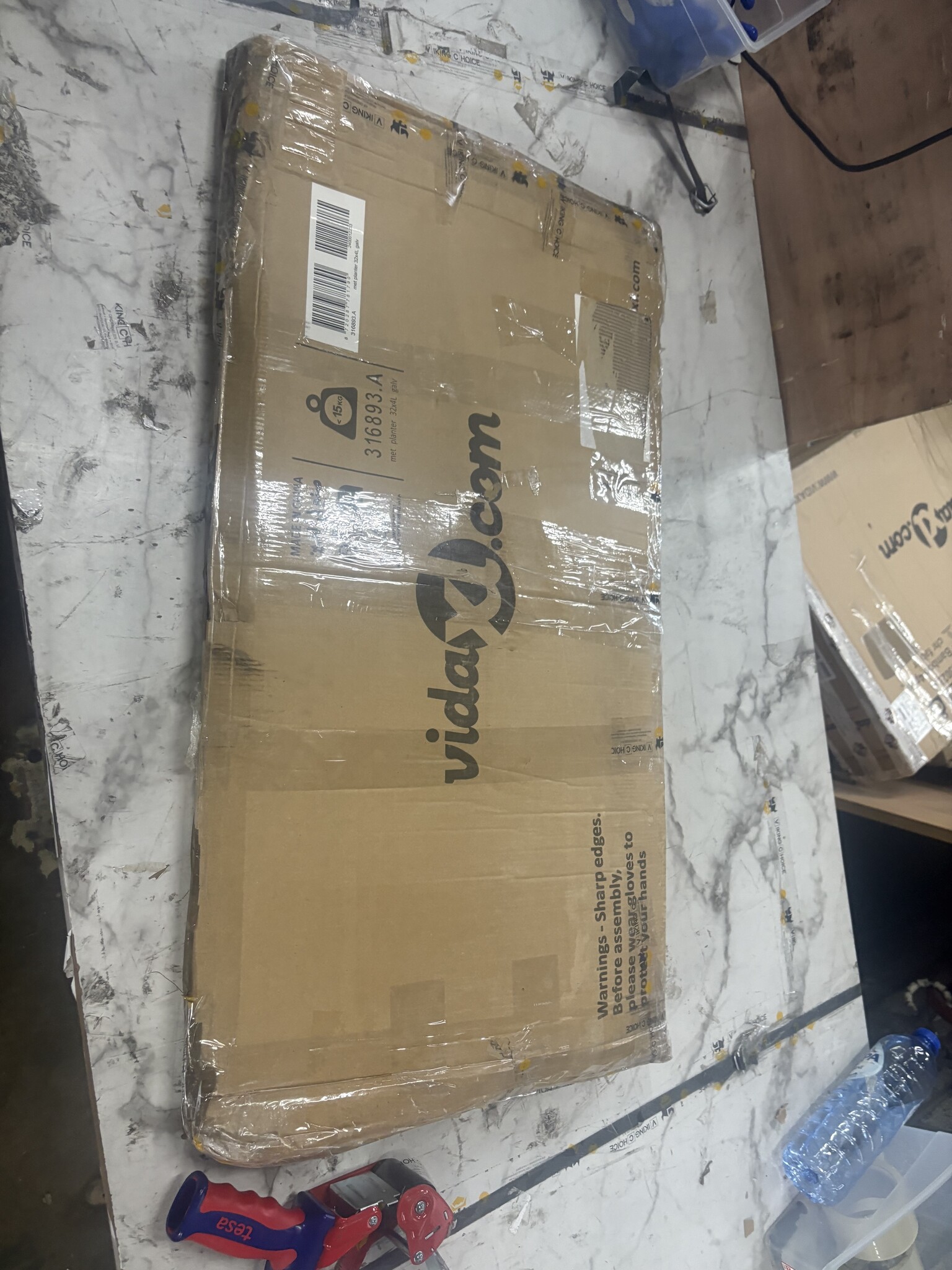 VidaXL Verhoogde Plantenbak 320cm - 70% Korting! (Beschadigd)